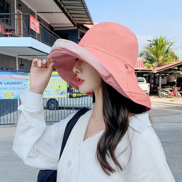 bucket sun women's sunshade hat brim face covering cap uv korean internet celebrities bucket hat sunscreen sun sunscreen vx3hi, Blue;gray
bucket sun women's sunshade hat brim face covering cap uv korean internet celebrities bucket hat sunscreen sun sunscreen vx3hi, Blue;gray
