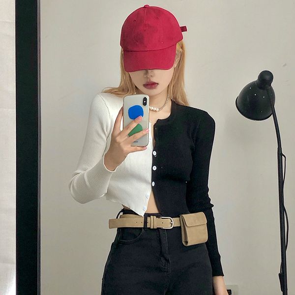 women's knits & tees korean clothes ins female crop fashion brand clothing autumn style o-neck cardigans hipster ladies sweaters, White
women's knits & tees korean clothes ins female crop fashion brand clothing autumn style o-neck cardigans hipster ladies sweaters, White