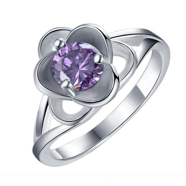 mixed style zircon rings fashion jewelry size romantic valentine's day gift, Silver
mixed style zircon rings fashion jewelry size romantic valentine's day gift, Silver