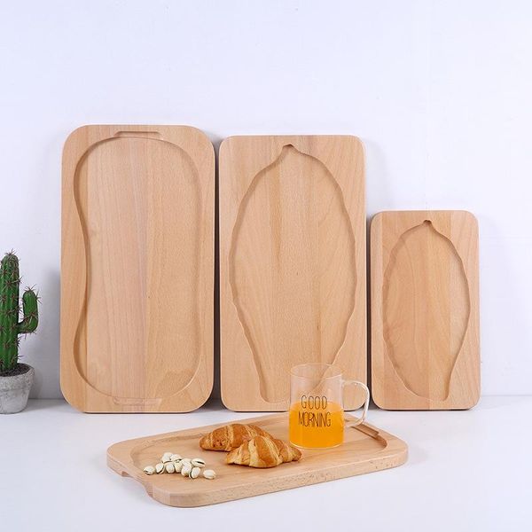 wooden pallets beech wood tray with hanld rectangular children's breakfast dishes solid bread cake plates wooden steak board
wooden pallets beech wood tray with hanld rectangular children's breakfast dishes solid bread cake plates wooden steak board