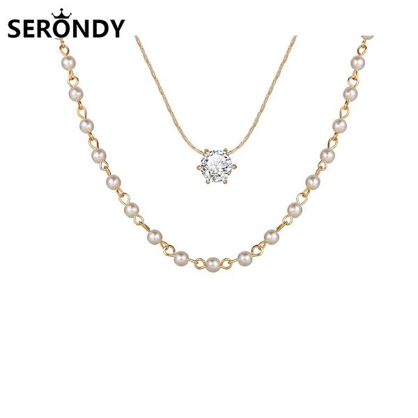 chokers alloy crystal pearl multilayer pendant choker necklace for women chain on the neck jewelry 2021 trend gift aesthetic xl10403, Golden;silver
chokers alloy crystal pearl multilayer pendant choker necklace for women chain on the neck jewelry 2021 trend gift aesthetic xl10403, Golden;silver