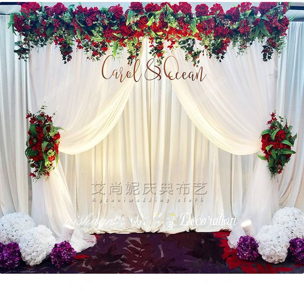 4x4m ice silk white backcrop with soft sheer wedding backdrop organza swag for stage wedding curtains event party decoration
4x4m ice silk white backcrop with soft sheer wedding backdrop organza swag for stage wedding curtains event party decoration
