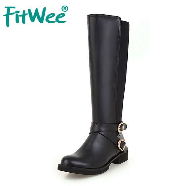 boots fitwee plus size 33-46 women knee fashion zipper buckle winter shoes warm fur lady basic long boot footwear, Black
boots fitwee plus size 33-46 women knee fashion zipper buckle winter shoes warm fur lady basic long boot footwear, Black
