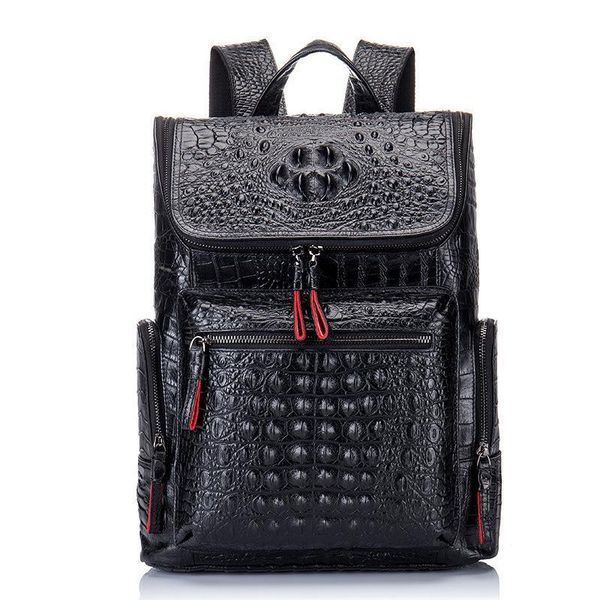 charm2019 backpack man both shoulders genuine leather crocodile grain male package cowhide a tide travelling bag
charm2019 backpack man both shoulders genuine leather crocodile grain male package cowhide a tide travelling bag