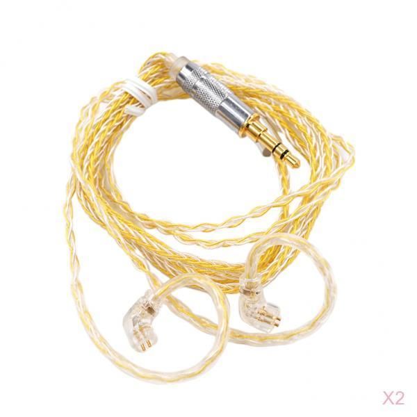 2x replacement audio cable cord for kz-zsn / zsnpro / zs10pro headphones - 120cm
2x replacement audio cable cord for kz-zsn / zsnpro / zs10pro headphones - 120cm