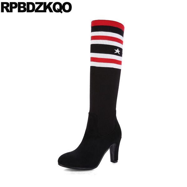 boots stretch high heel long knee thick shoes black sock over the thigh for plus size women 13 45 knit slip on brand slim 12 44
boots stretch high heel long knee thick shoes black sock over the thigh for plus size women 13 45 knit slip on brand slim 12 44