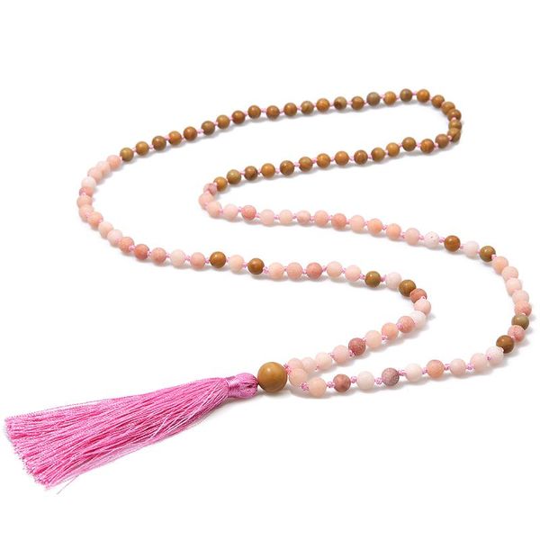 showboho 108mala handmade beaded knotted meditation yoga friendship pendant tassel necklace holiday gift, Silver
showboho 108mala handmade beaded knotted meditation yoga friendship pendant tassel necklace holiday gift, Silver