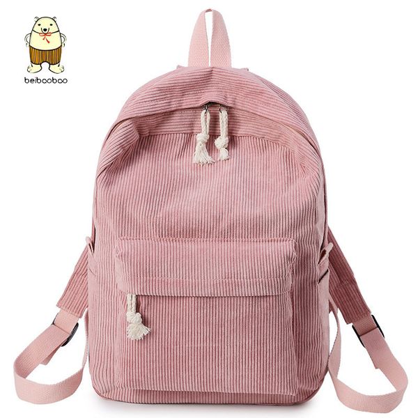beibaobao preppy style soft fabric backpack female corduroy design school backpack for teenage girls striped backpack women
beibaobao preppy style soft fabric backpack female corduroy design school backpack for teenage girls striped backpack women