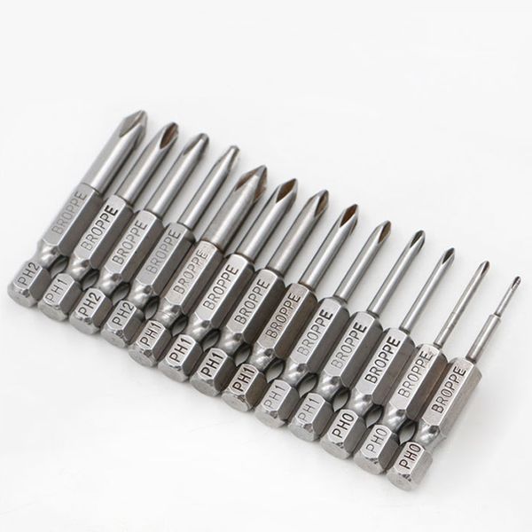 13 pcs/set 1/4" 50mm ph00-ph2 screwdriver bits s2 alloy steel electric drill cross screw-driver head power driver tools
13 pcs/set 1/4" 50mm ph00-ph2 screwdriver bits s2 alloy steel electric drill cross screw-driver head power driver tools