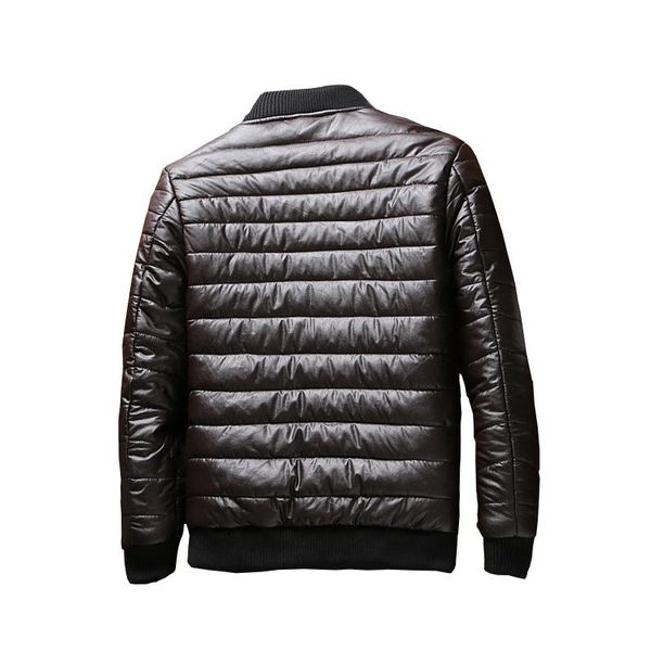 large size men's wear winter men's windproof warm pu leather coat youth loose-fit cotton-padded clothes jacket stand collar, Black
large size men's wear winter men's windproof warm pu leather coat youth loose-fit cotton-padded clothes jacket stand collar, Black