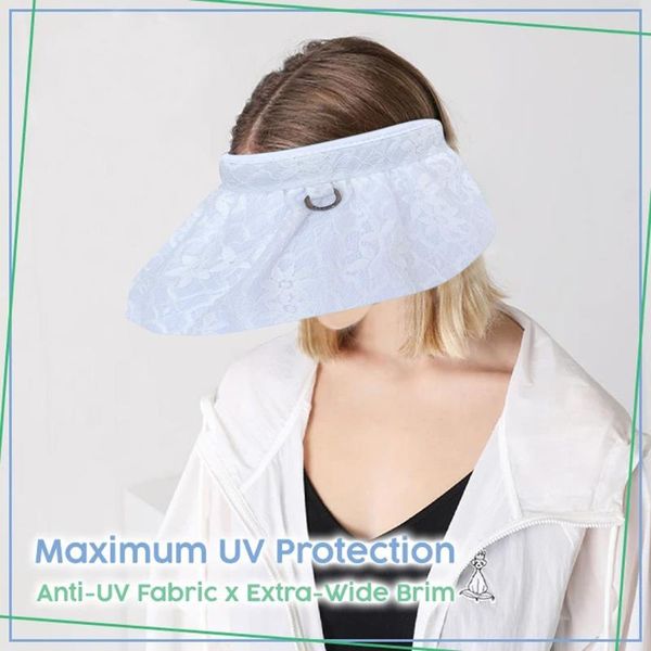 summer sun protection ultraviolet polarized sun visor hats for women outdo visor hat headband can be changed folding hat storage, Blue;gray
summer sun protection ultraviolet polarized sun visor hats for women outdo visor hat headband can be changed folding hat storage, Blue;gray