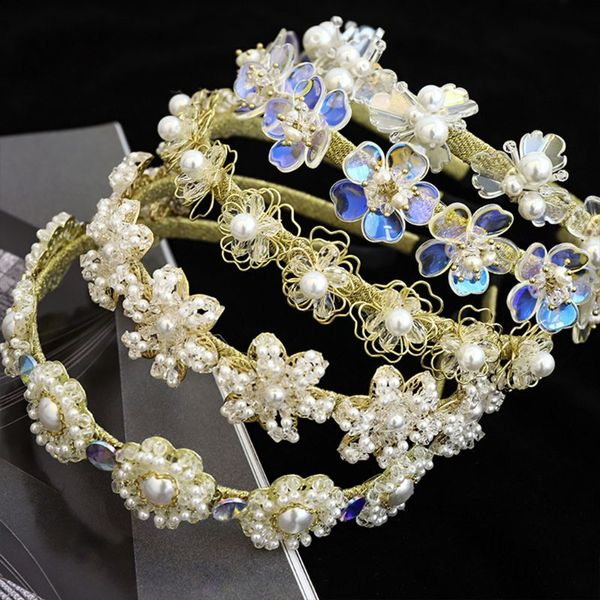 hair accessories korean ladies handmade jewelry headband imitation pearl beaded wedding hoop faux crystal petal flower vacation garland
hair accessories korean ladies handmade jewelry headband imitation pearl beaded wedding hoop faux crystal petal flower vacation garland