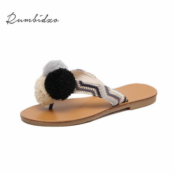 rumbidzo 2020 fashion women shoes woman slippers ball decoration flip flops summer beach shoes slides zapatos, Black
rumbidzo 2020 fashion women shoes woman slippers ball decoration flip flops summer beach shoes slides zapatos, Black