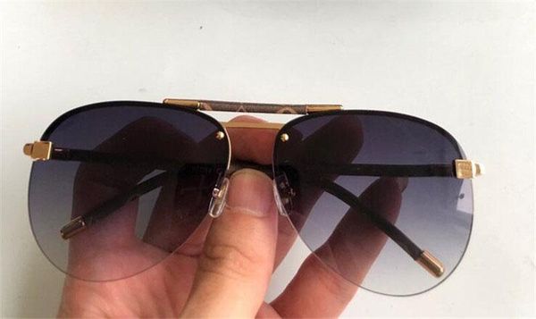 new fashion designer sunglasses 1109 pilot frameless temples with leather popular avant-garde style leather legs uv400 protection eyewear, White;black
new fashion designer sunglasses 1109 pilot frameless temples with leather popular avant-garde style leather legs uv400 protection eyewear, White;black