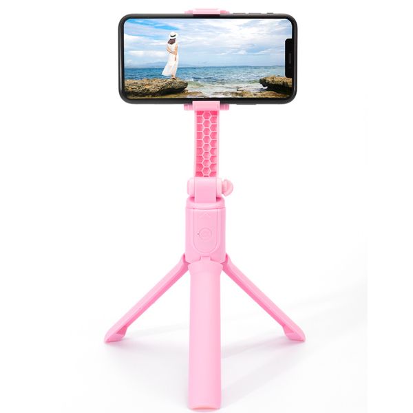 

2020 New Arrival Handheld Stabilizers Fashion Anti-shake Phone Selfie Stick Single-Axis Stabilizer Bluetooth Steady Tripod 2 Colors