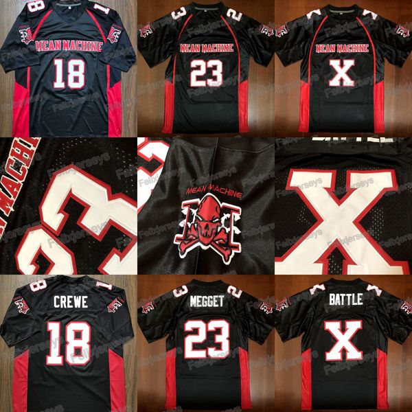 longest yard movie jersey paul crewe #18 megget #23 battle x the longest yard mean machine movie football jersey, Black
longest yard movie jersey paul crewe #18 megget #23 battle x the longest yard mean machine movie football jersey, Black