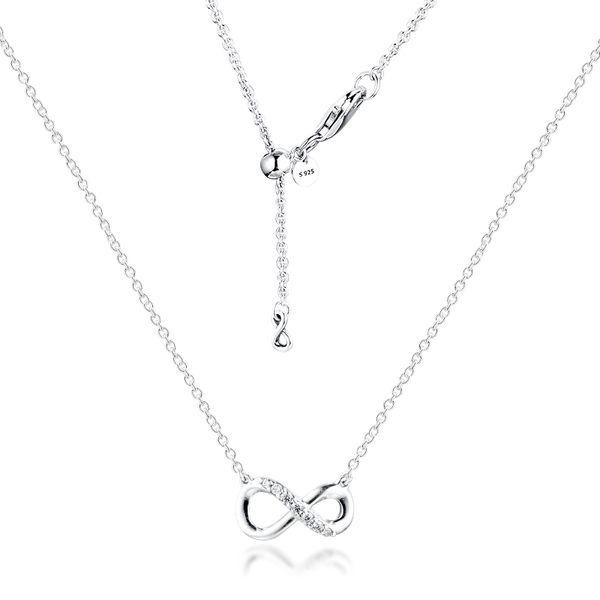 цкк серебро 925 ювелирных изделия игристой бесконечности collier ожерелье для женщин подарок оригинал серебряный кулон, Silver
цкк серебро 925 ювелирных изделия игристой бесконечности collier ожерелье для женщин подарок оригинал серебряный кулон, Silver