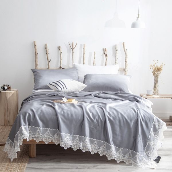 light luxury tencel summer quilt lace embroidery air conditioner quilt washable nap blanket bedding solid color spring summer
light luxury tencel summer quilt lace embroidery air conditioner quilt washable nap blanket bedding solid color spring summer