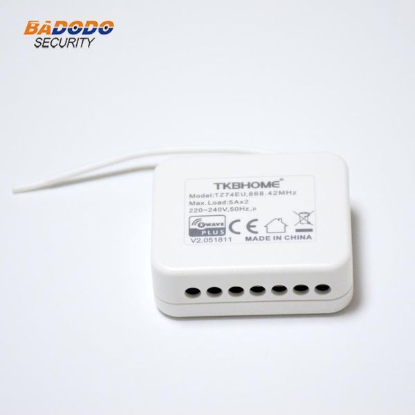 z-wave plus in wall dual relay switch module 2x1.5kw tkb home tz74 ( replace tz06 ) higher rf output power two dry relay
z-wave plus in wall dual relay switch module 2x1.5kw tkb home tz74 ( replace tz06 ) higher rf output power two dry relay
