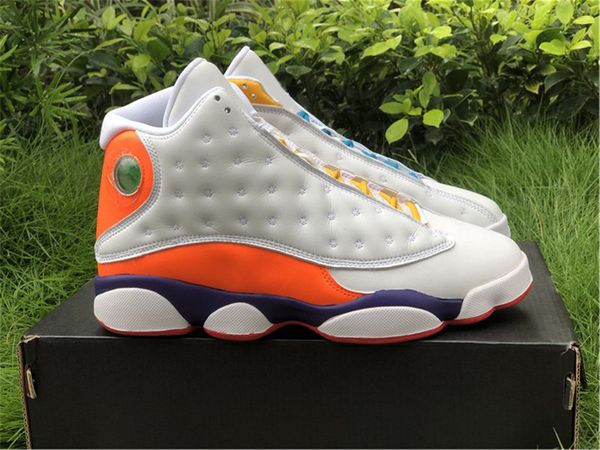 air authentic 13 gs playground basketball shoes women white black-court purple-total orange real carbon fiber sneakers with original box
air authentic 13 gs playground basketball shoes women white black-court purple-total orange real carbon fiber sneakers with original box