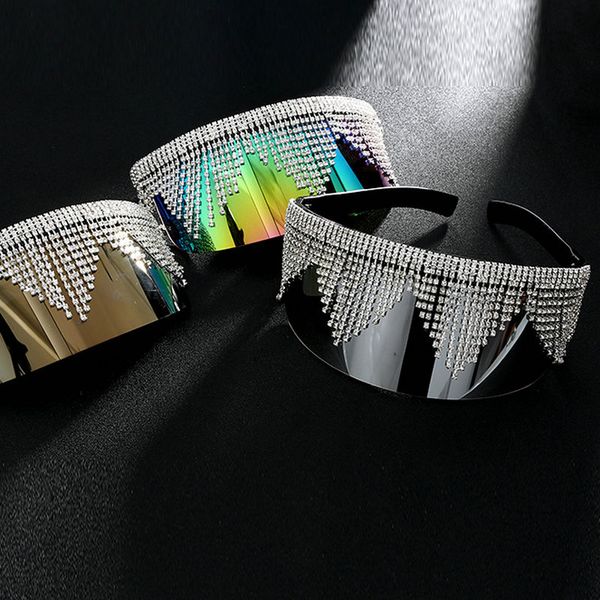 fashion rhinestone oversized mirror sunglasses women men luxury big frame mask diamond eye glitter sunglasses fml, White;black
fashion rhinestone oversized mirror sunglasses women men luxury big frame mask diamond eye glitter sunglasses fml, White;black