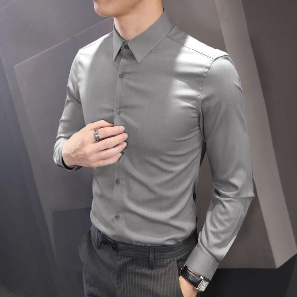 2020 new autumn winter men business long sleeve dress shirt male classic korean style button down solid color shirts k86, White;black
2020 new autumn winter men business long sleeve dress shirt male classic korean style button down solid color shirts k86, White;black