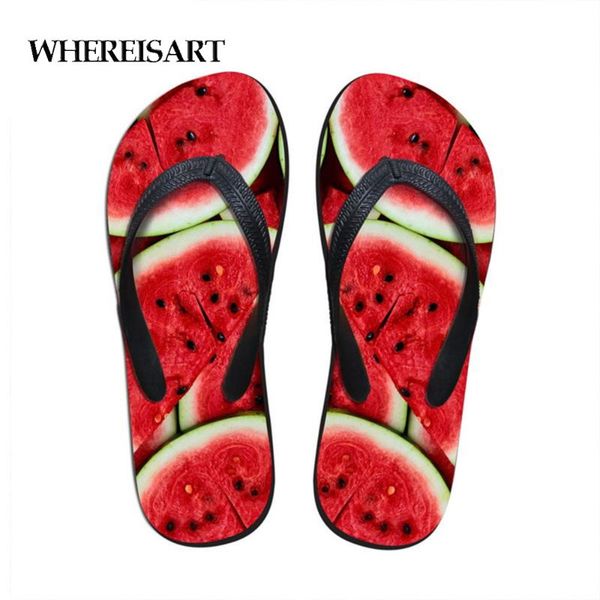 whereisart casual girls beach flip flops rubber slippers women's 3d watermelon fruit pattern beach light female summer flats, Black
whereisart casual girls beach flip flops rubber slippers women's 3d watermelon fruit pattern beach light female summer flats, Black