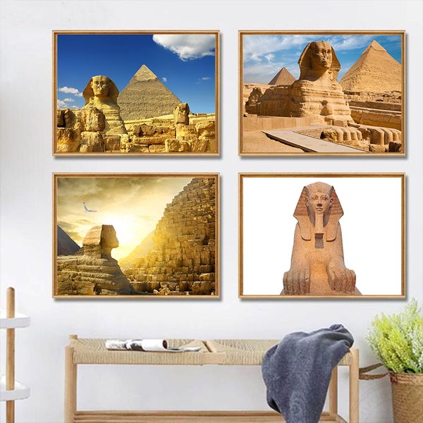 canvas painting egyptian pyramid sphinx egypt famous pyramid posters and prints land mark pictures for living room home decor 
canvas painting egyptian pyramid sphinx egypt famous pyramid posters and prints land mark pictures for living room home decor