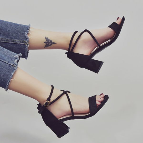 sandals female fairy wind summer 2020 new fashion wild ins tide fashion with wild roman high heels, Black
sandals female fairy wind summer 2020 new fashion wild ins tide fashion with wild roman high heels, Black