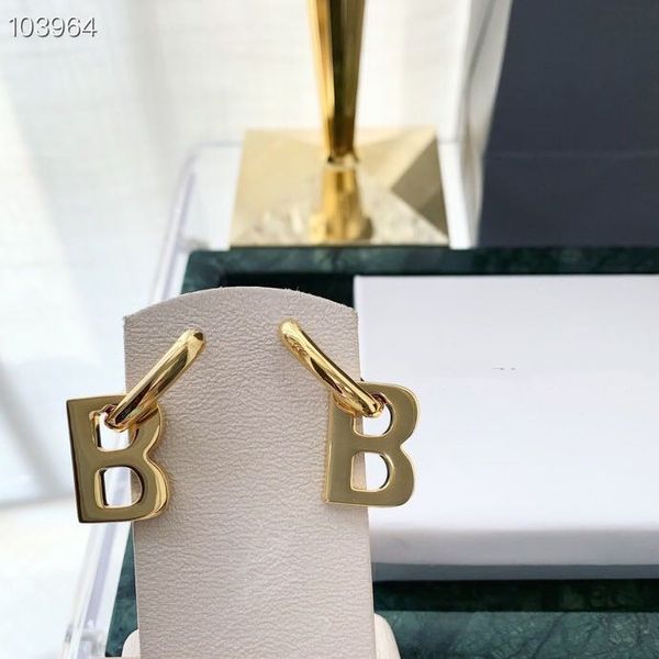 vintage classic brand designer copper with 18k gold plated big alphabet b chram drop earrings for women jewelry, Golden
vintage classic brand designer copper with 18k gold plated big alphabet b chram drop earrings for women jewelry, Golden