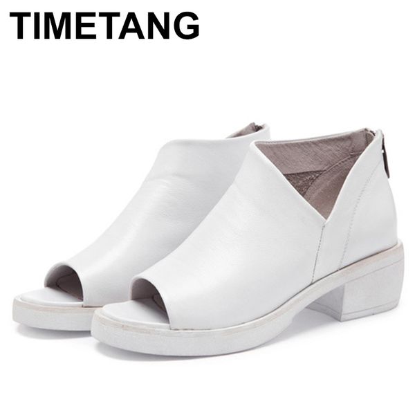 timetang summer new women's wild korean version of the british fish mouth boots summer female soil mother with cold shoes tide, Black
timetang summer new women's wild korean version of the british fish mouth boots summer female soil mother with cold shoes tide, Black