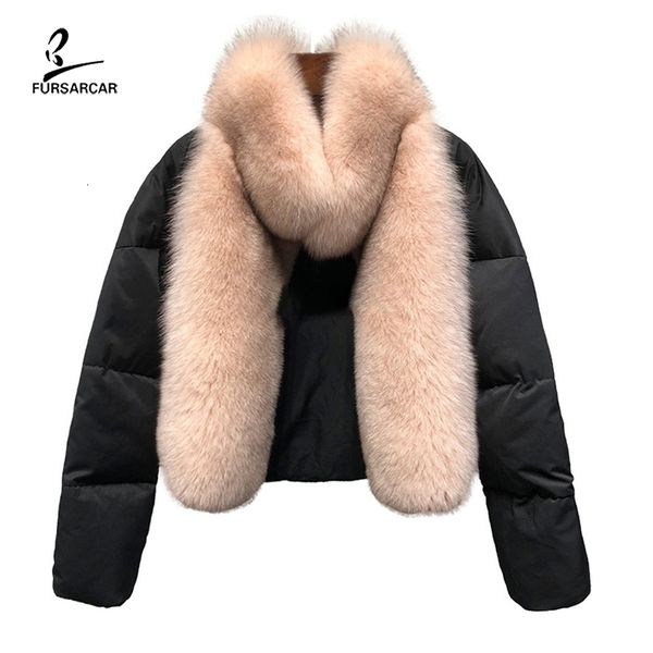 fursarcar new 2020 real fur down jacket with fox fur collar whole skin natural fox fur coats for women winter luxury outwear, Black;white
fursarcar new 2020 real fur down jacket with fox fur collar whole skin natural fox fur coats for women winter luxury outwear, Black;white