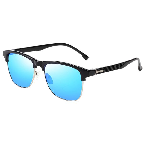 new large frame polarized sunglasses women retro square metal frame sunglasses men outdoor driving 110, White;black
new large frame polarized sunglasses women retro square metal frame sunglasses men outdoor driving 110, White;black