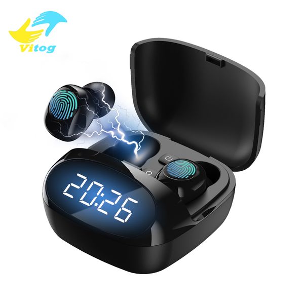 vitog xg29 digital time display tws earbuds sport bluetooth headset touch control binaural call led power in ear earphones
vitog xg29 digital time display tws earbuds sport bluetooth headset touch control binaural call led power in ear earphones