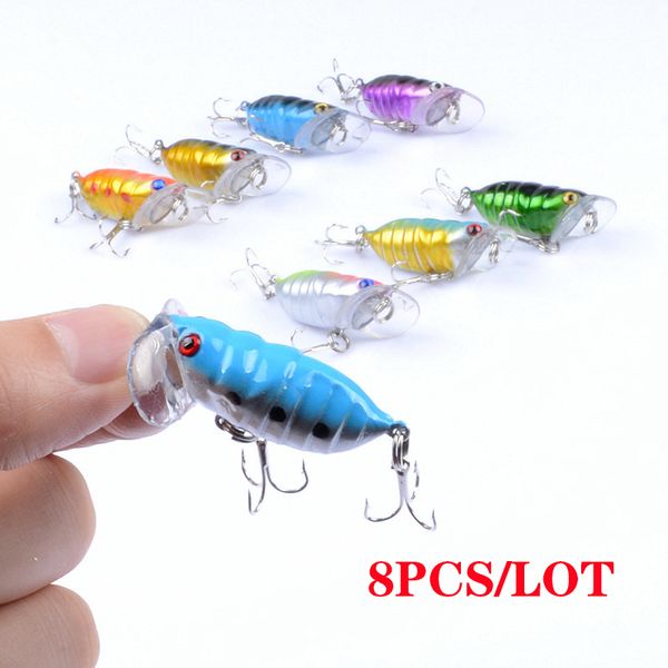 8pcs/lot 4cm/4.4g bionic worm insect fishing lure set bass pike trout hard bait artificial wobblers freshwater fishing cute popper lure set
8pcs/lot 4cm/4.4g bionic worm insect fishing lure set bass pike trout hard bait artificial wobblers freshwater fishing cute popper lure set