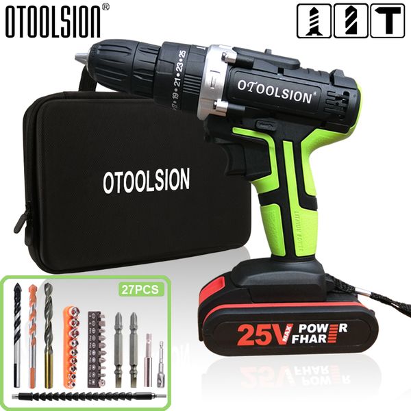 25v 25+3 impact cordless drill electric screwdriver power tool impact electric drills cordless screwdriver drill+27 pcs parts
25v 25+3 impact cordless drill electric screwdriver power tool impact electric drills cordless screwdriver drill+27 pcs parts