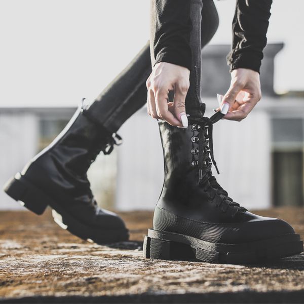 женщины boots узелок коренастый мотоцикл сапоги для женщин punk high-top black fall платформы обувь bottines femme
женщины boots узелок коренастый мотоцикл сапоги для женщин punk high-top black fall платформы обувь bottines femme