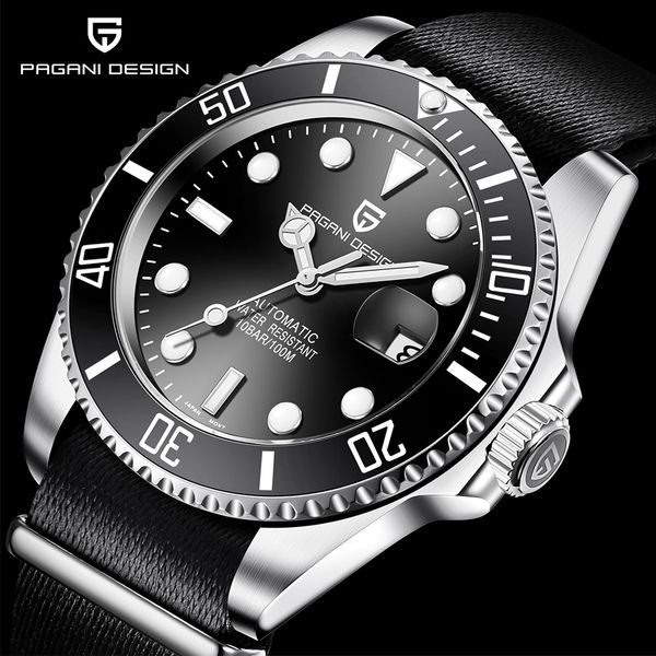 pagani design 2020 men mechanical watch luxury fashion waterproof watch stainless steel automatic watch men relogio masculino, Slivery;brown
pagani design 2020 men mechanical watch luxury fashion waterproof watch stainless steel automatic watch men relogio masculino, Slivery;brown