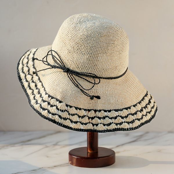 sedancasesa 100% raffia plant straw summer sun hats for woman hat brim foldable casual hat summer beach caps girls cap, Blue;gray
sedancasesa 100% raffia plant straw summer sun hats for woman hat brim foldable casual hat summer beach caps girls cap, Blue;gray