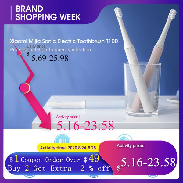 xiaomi mijia t100 sonic ipx7 electric toothbrush for xiaomi mijia ultrasonic automatic tooth brush rechargeable waterproof
xiaomi mijia t100 sonic ipx7 electric toothbrush for xiaomi mijia ultrasonic automatic tooth brush rechargeable waterproof