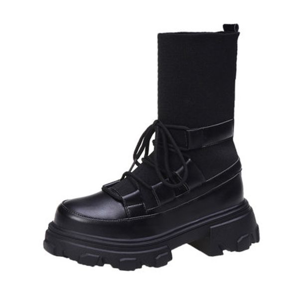 elastic stocking boots 2020 autumn new breathable mesh high-thick-soled large size women's boots, Black
elastic stocking boots 2020 autumn new breathable mesh high-thick-soled large size women's boots, Black