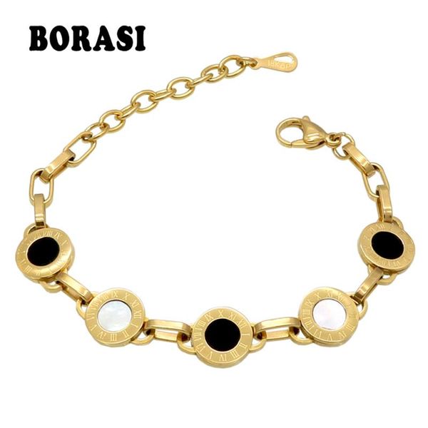 link, chain gorgeous gold /silver/rose color white shell black resin charm bracelet wedding party beads bracelets for women bridal pulseras
link, chain gorgeous gold /silver/rose color white shell black resin charm bracelet wedding party beads bracelets for women bridal pulseras