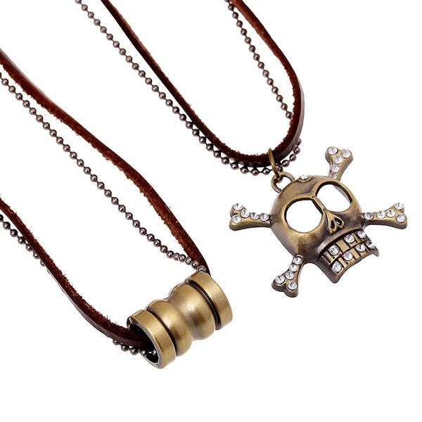 cibocibo necklace men 2020 luxury beads leather men necklace metal jewellery vintage brand design retro skeleton collares, Silver
cibocibo necklace men 2020 luxury beads leather men necklace metal jewellery vintage brand design retro skeleton collares, Silver