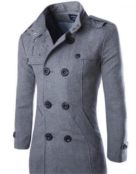 jackets wool slim long sleeve stand collar mens coats casual outerwear with button men luxury designer, Black;brown
jackets wool slim long sleeve stand collar mens coats casual outerwear with button men luxury designer, Black;brown