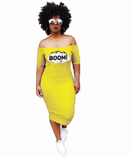 dress summer slash neck long casual dresses vestidoes clothes women boom yellow, Black;gray
dress summer slash neck long casual dresses vestidoes clothes women boom yellow, Black;gray