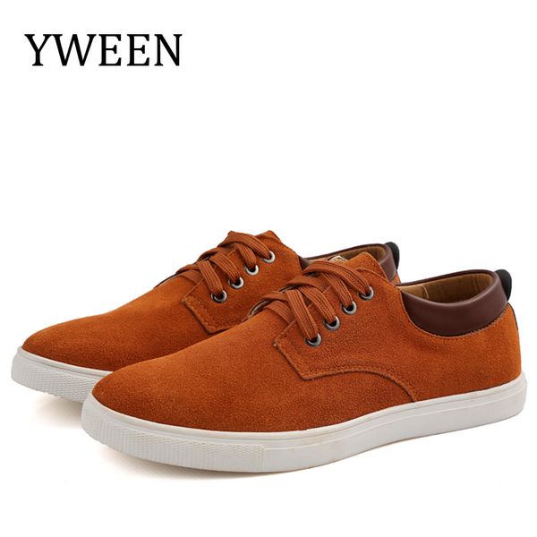 yween men's casual shoes flock leather men lace-up shoes oxford big size man flats, Black
yween men's casual shoes flock leather men lace-up shoes oxford big size man flats, Black