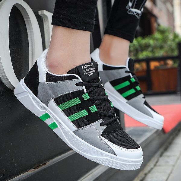 men shoes new mesh fashion sneakers youth male footwear breathable man casual shoes brand designer flat, Black
men shoes new mesh fashion sneakers youth male footwear breathable man casual shoes brand designer flat, Black