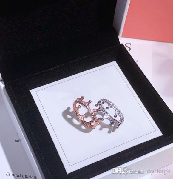 s925 sterling silver crown ring woman simple fashion style ring personality princess crown molding ring 2 colors
s925 sterling silver crown ring woman simple fashion style ring personality princess crown molding ring 2 colors