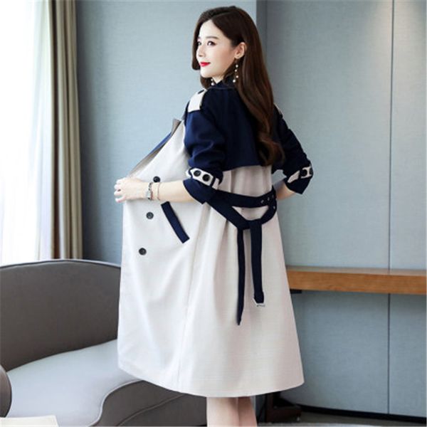 women's trench coats 2021 spring autumn harajuku long for women double-breasted coat casual overcoat office lady loose windbreaker b77, Tan;black
women's trench coats 2021 spring autumn harajuku long for women double-breasted coat casual overcoat office lady loose windbreaker b77, Tan;black