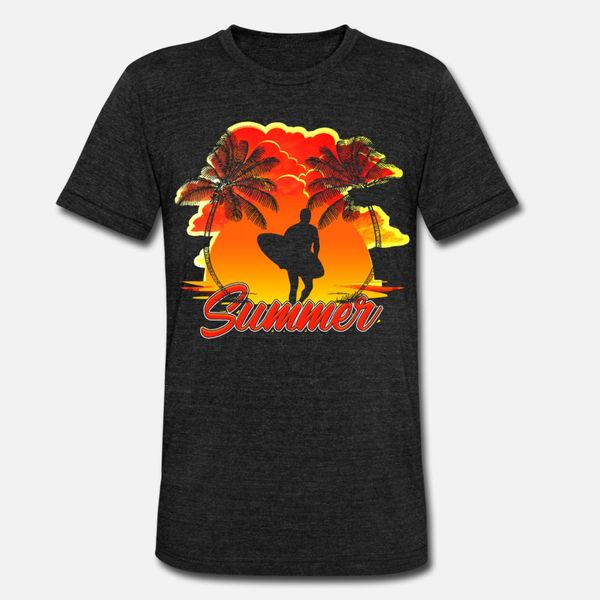 summer surf palm trees t shirt men famous 100% cotton s-xxxl outfit famous new style spring autumn unique shirt